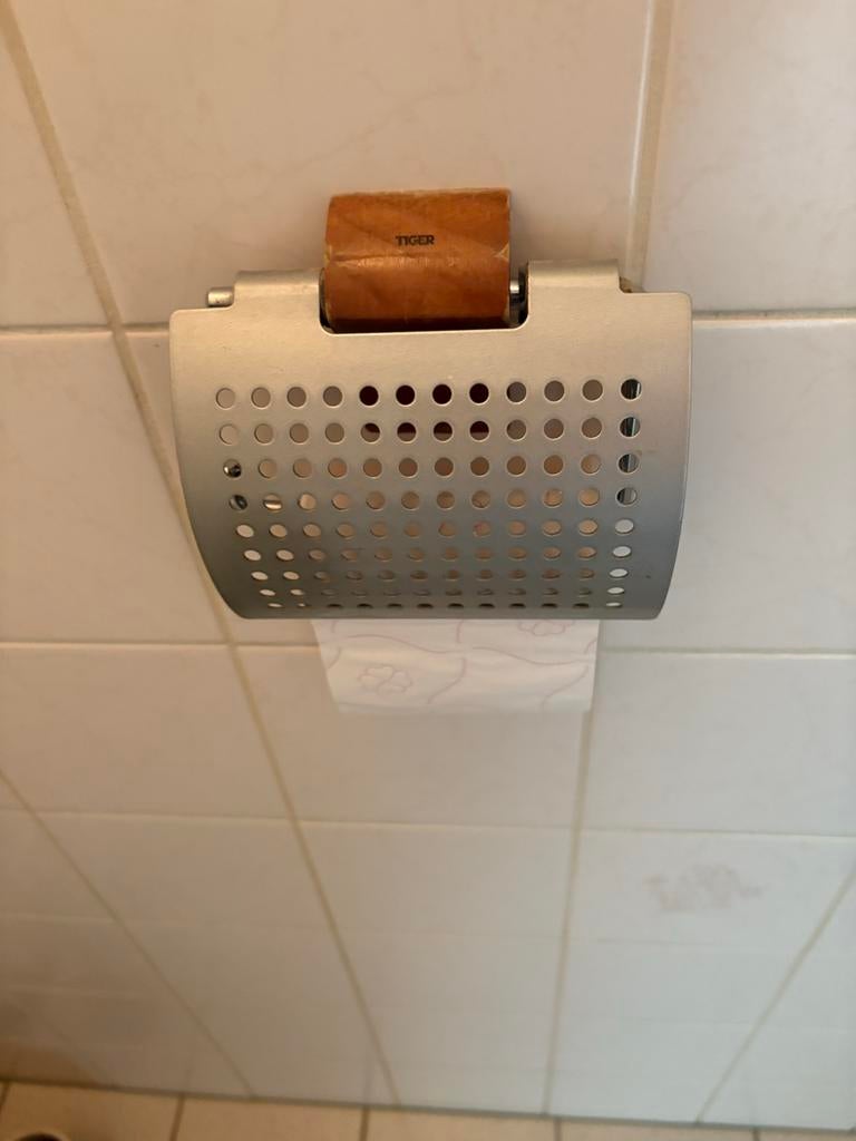 WC rolhouder + reserve rol houder -, Ophalen of Verzenden, Zo goed als nieuw, Grijs, Overige typen