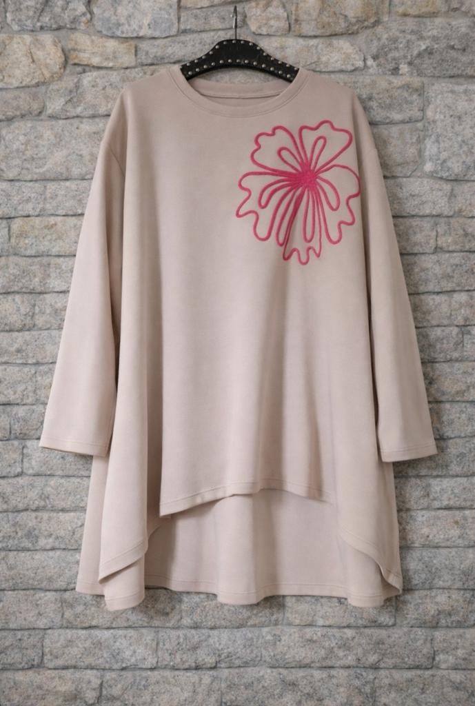 Italy Moda  sweater " Nieuw " ( 48-56 ), Ophalen of Verzenden, Nieuw, Beige, Trui of Vest