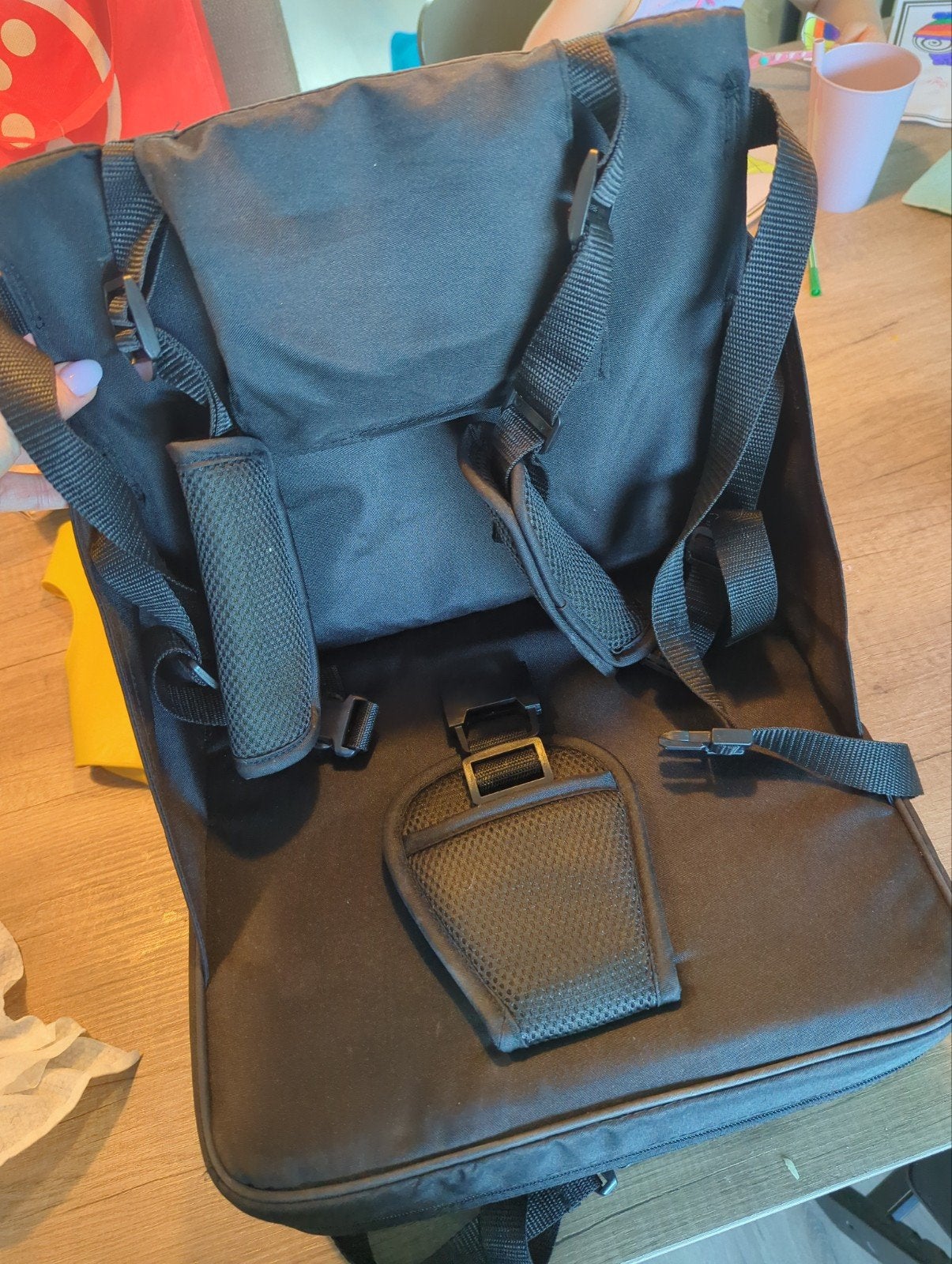 Handige stoelverhoger voor onderweg of thuis, Ophalen, Gebruikt, Overige typen, Gordel(s)