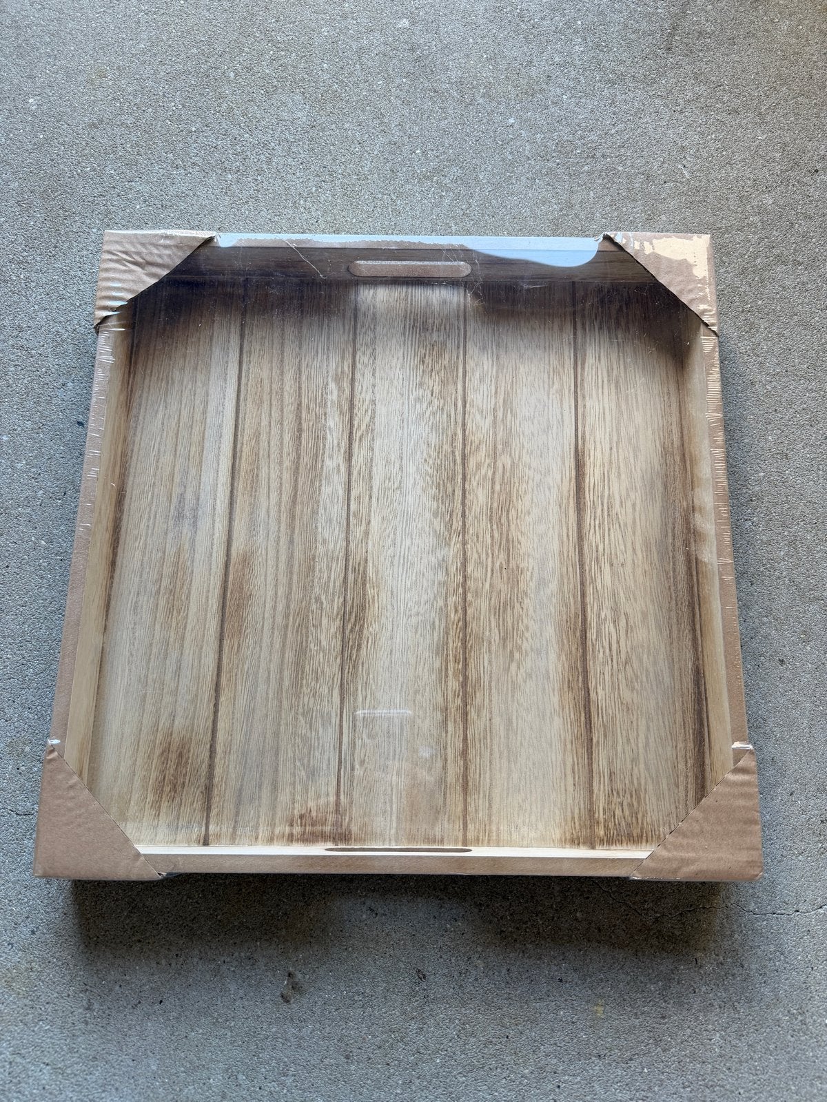 Nieuw houten dienblad - perfect voor serveren en decoratie, Ophalen, Vierkant, Nieuw, Dienblad