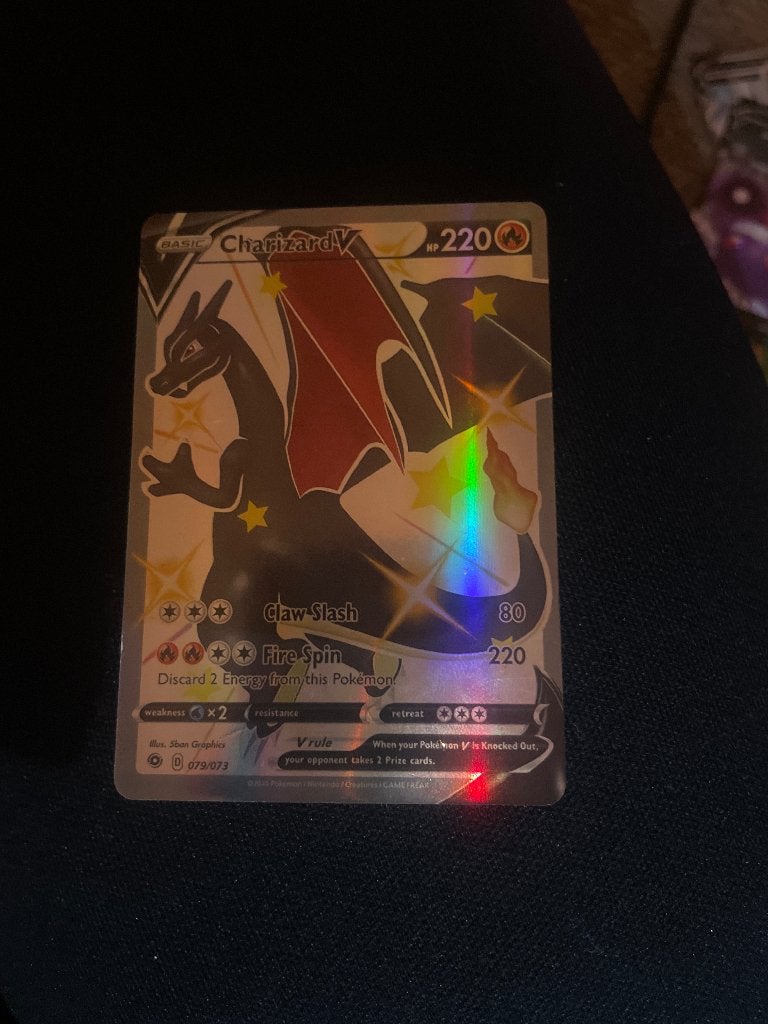 Charizard V hp 220, Ophalen of Verzenden, Zo goed als nieuw, Losse kaart
