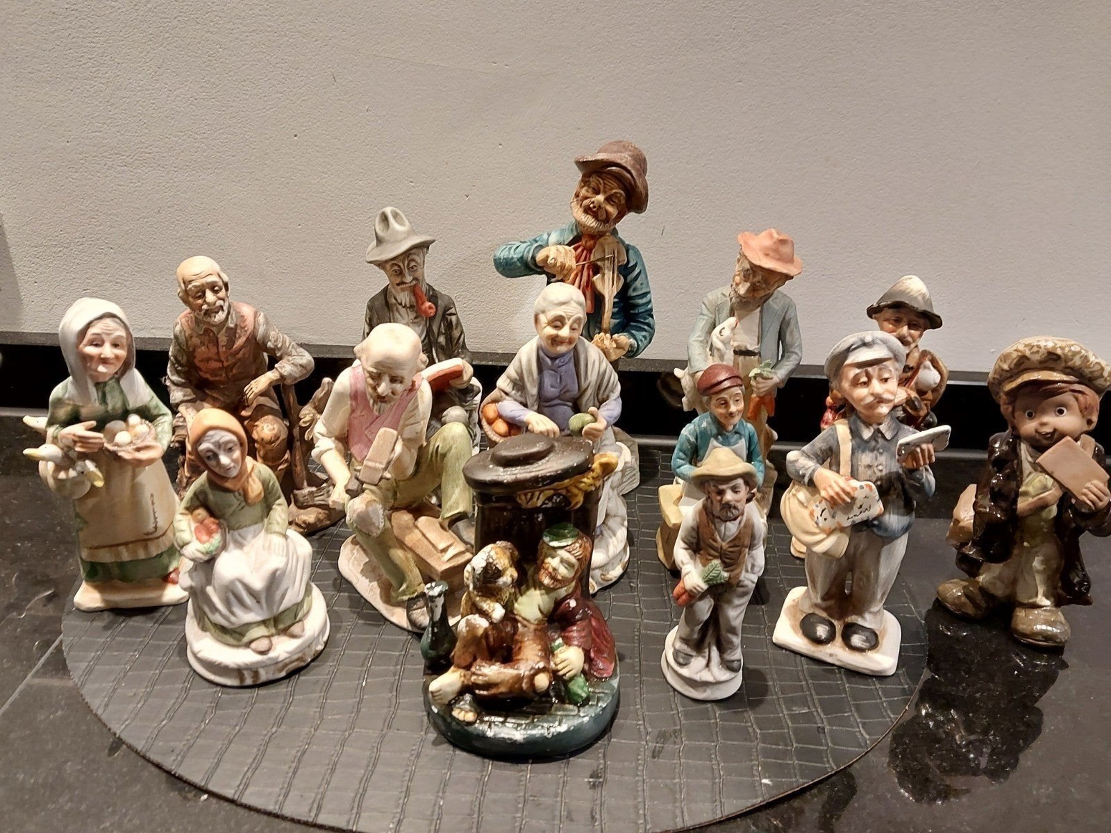 vintage capodimonte style beeltjes, Ophalen of Verzenden, Zo goed als nieuw