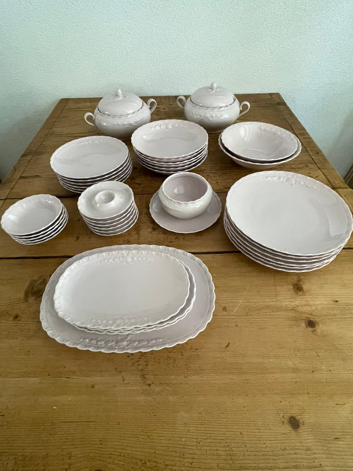 Hutschenreuther porcelaine rosé, Ophalen