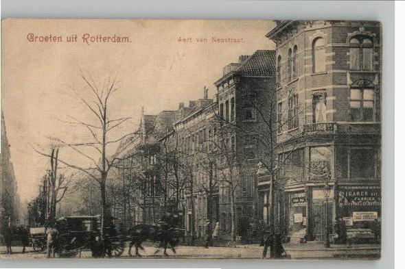 Rotterdam Aert van Nesstraat J.G.Vlieger 175, Verzenden, Voor 1920, Gelopen, Zuid-Holland