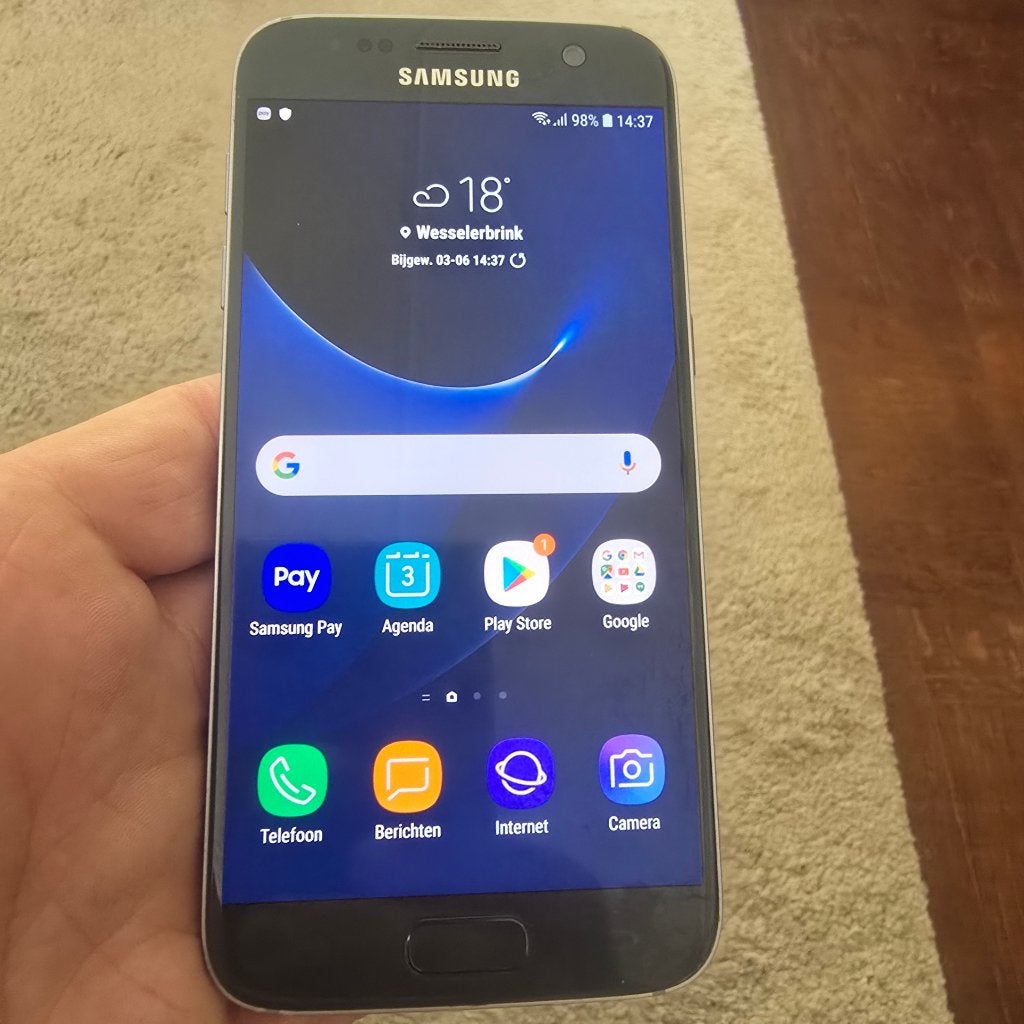 Samsung Galaxy S7 black 32GB duosim krasvrij, Telecommunicatie, Mobiele telefoons | Samsung, 32 GB, Ophalen of Verzenden, Zo goed als nieuw