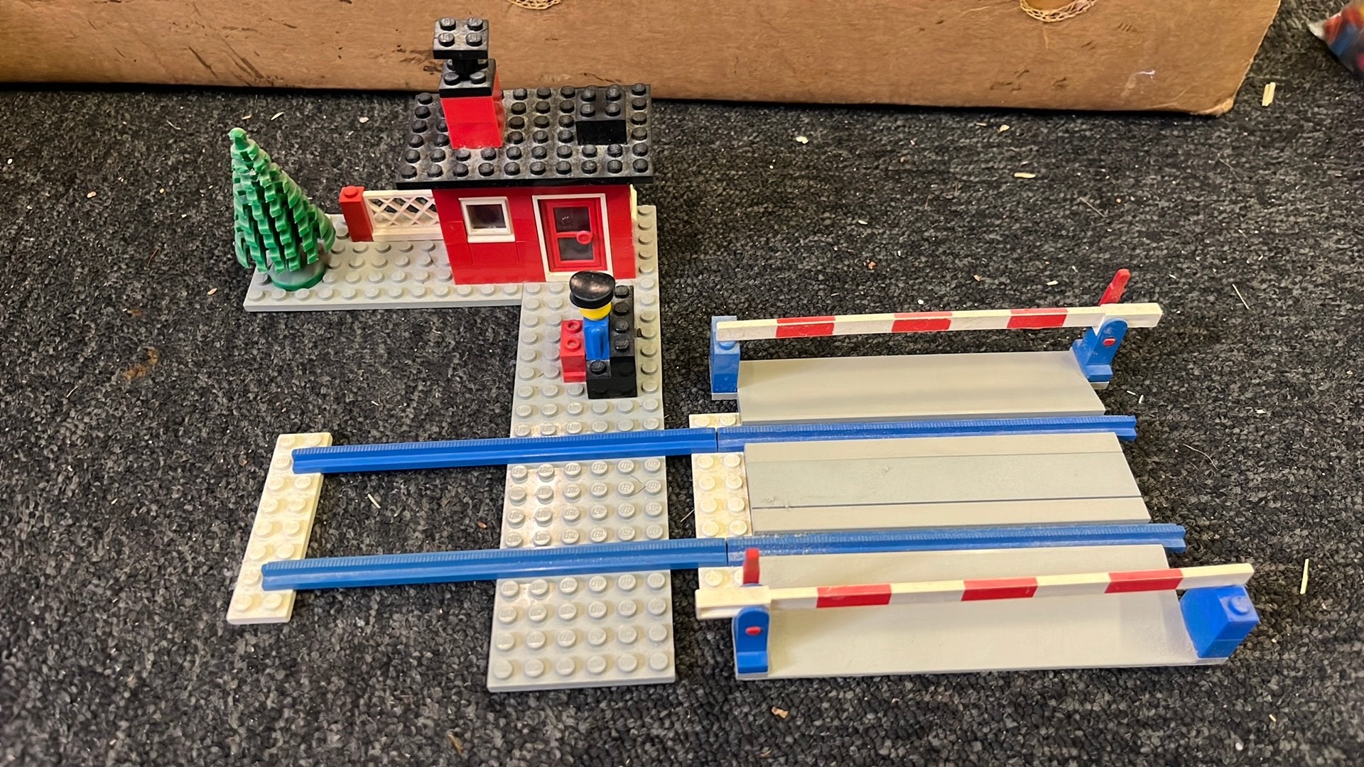 Oud LEGO spoorwegovergang 146, Ophalen of Verzenden, Gebruikt, Lego