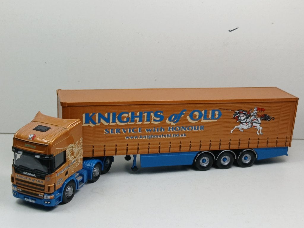 corgi 1/50  scania  knights of old, Ophalen of Verzenden, Zo goed als nieuw, Bus of Vrachtwagen, Corgi