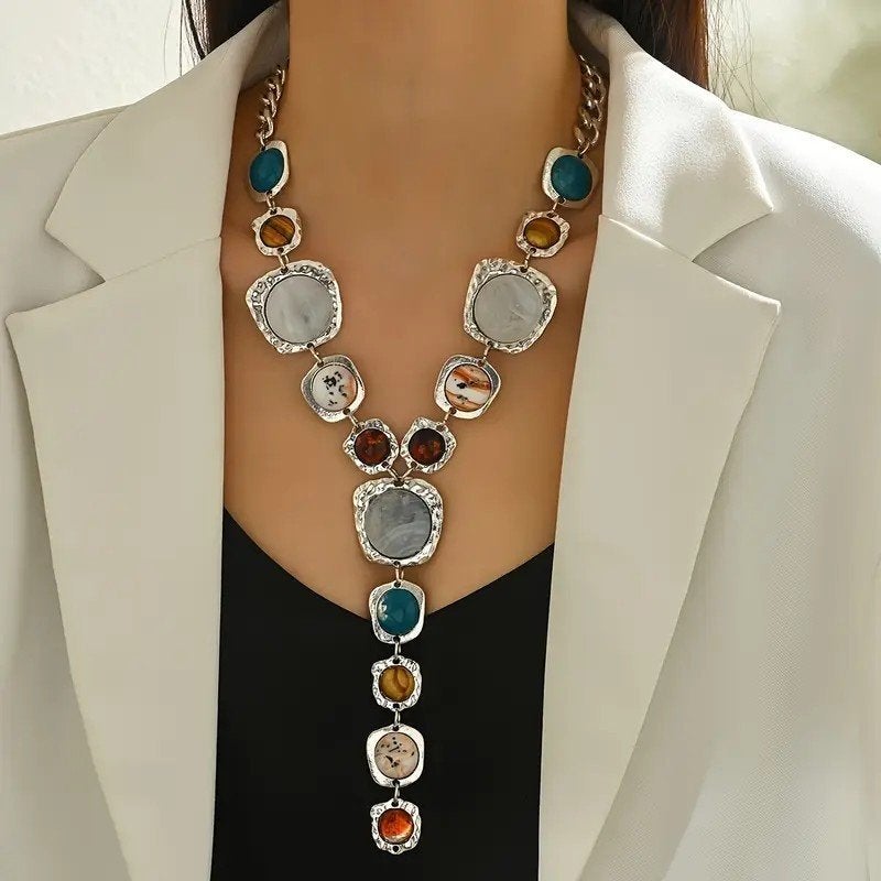 SALE: Y-ketting Zilver, Sieraden, Tassen en Uiterlijk, Kettingen, Overige materialen, Verstelbaar, 75017 Paris, France,6 rue d Armaille,PARIS
