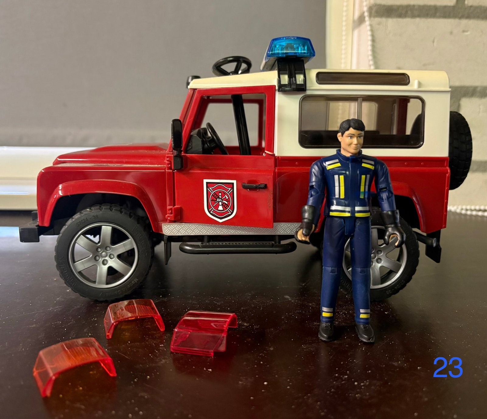 Bruder brandweerauto, Verzenden, Gebruikt