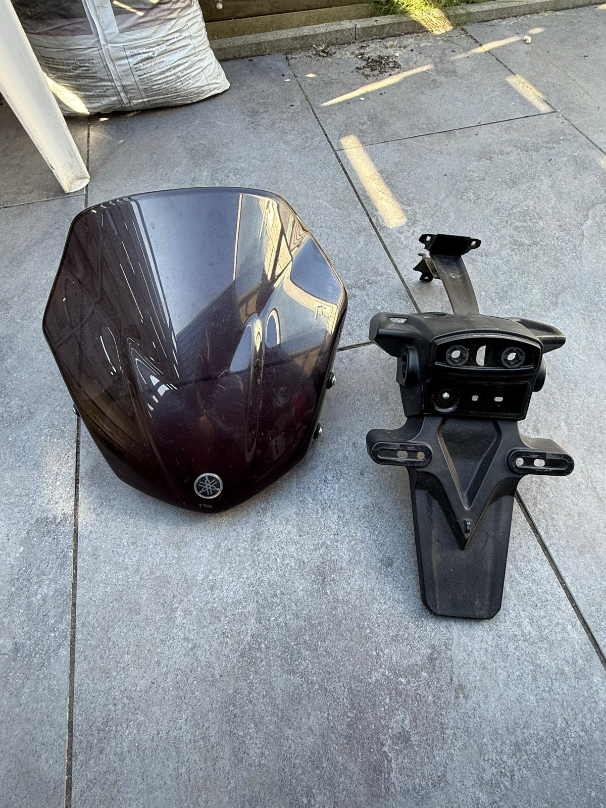 Yamaha MT-07 Windscherm en Kentekenplaathouder, Ophalen of Verzenden, Gebruikt