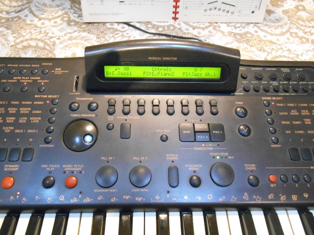 Vintage Technics KN1000 Keyboard, Muziek en Instrumenten, Ophalen, Aanslaggevoelig, Technics, 61 toetsen