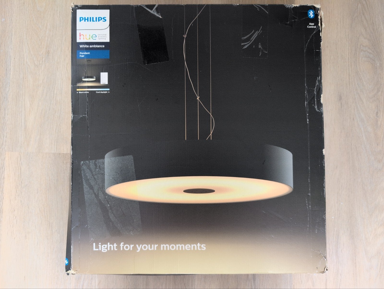 Philips Hue White Ambiance Hanglamp - Nieuw in doos, Nieuw, Overige fittingen, Ophalen of Verzenden, Metaal
