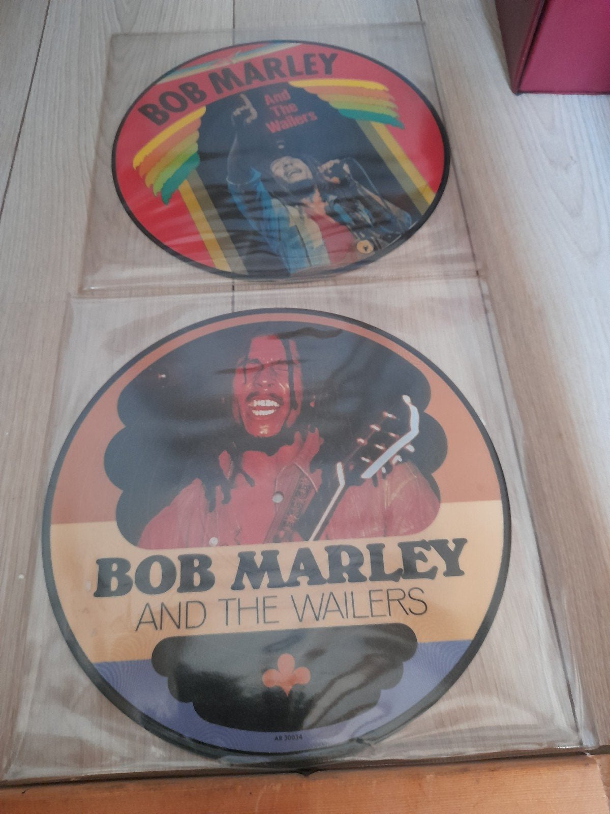 Bob Marley 2x picture disc, Verzenden, Zo goed als nieuw, Overige formaten