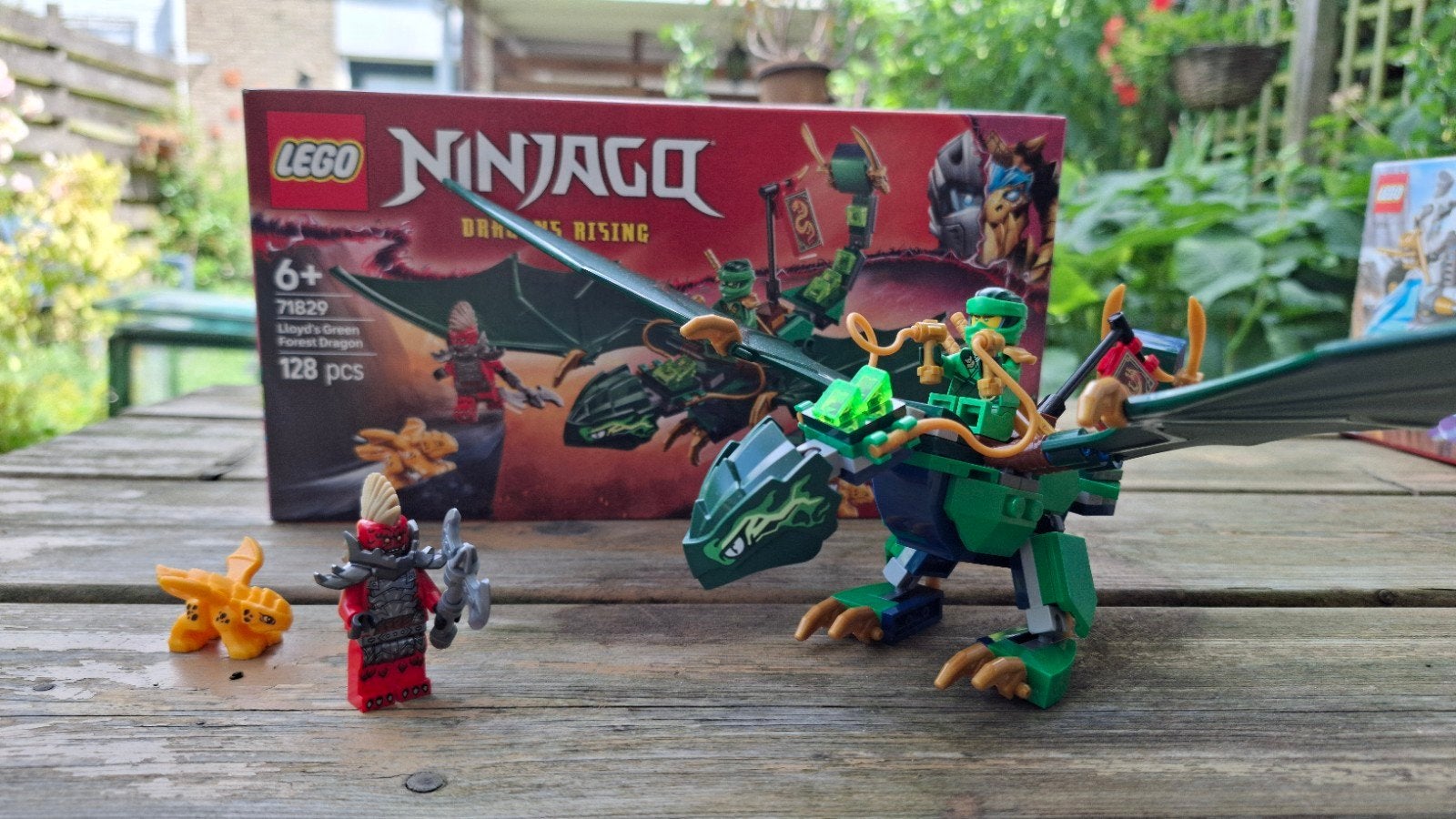 Lego Ninjago 71829 Lloyds Green Forest Dragon, Lego, Ophalen of Verzenden, Zo goed als nieuw, Compleet