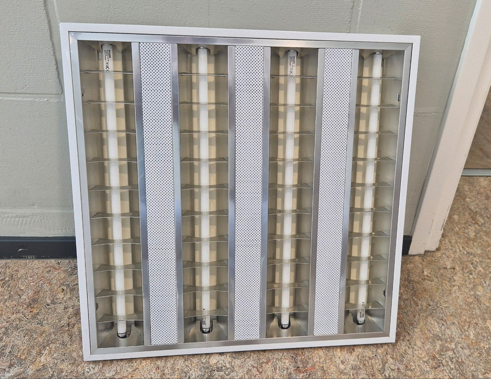 LED systeemplafond inbouw armaturen 6 stuks, Ophalen, Gebruikt