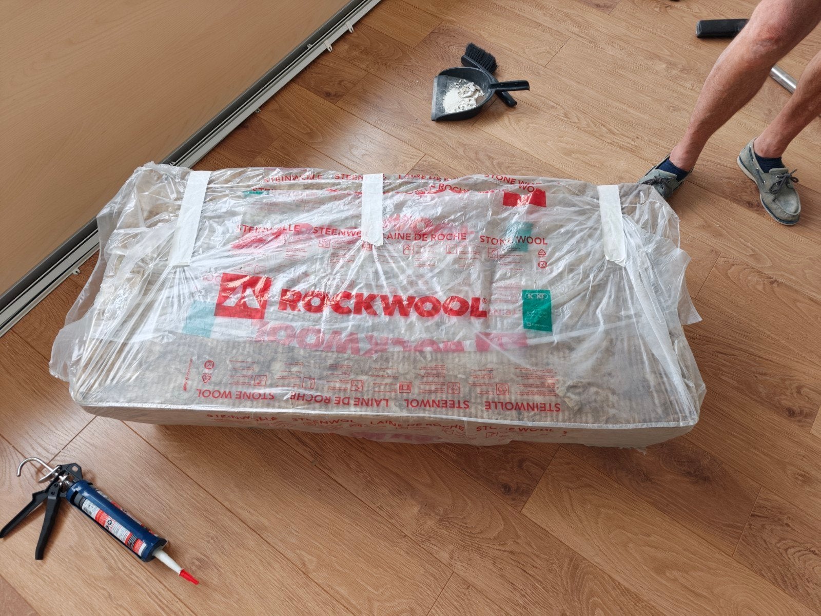 Steenwol Isolatie - 75mm dik, 2.8m², Doe-het-zelf en Verbouw, Isolatie en Afdichting, Ophalen, 4 tot 8 cm, Nieuw, Steenwol