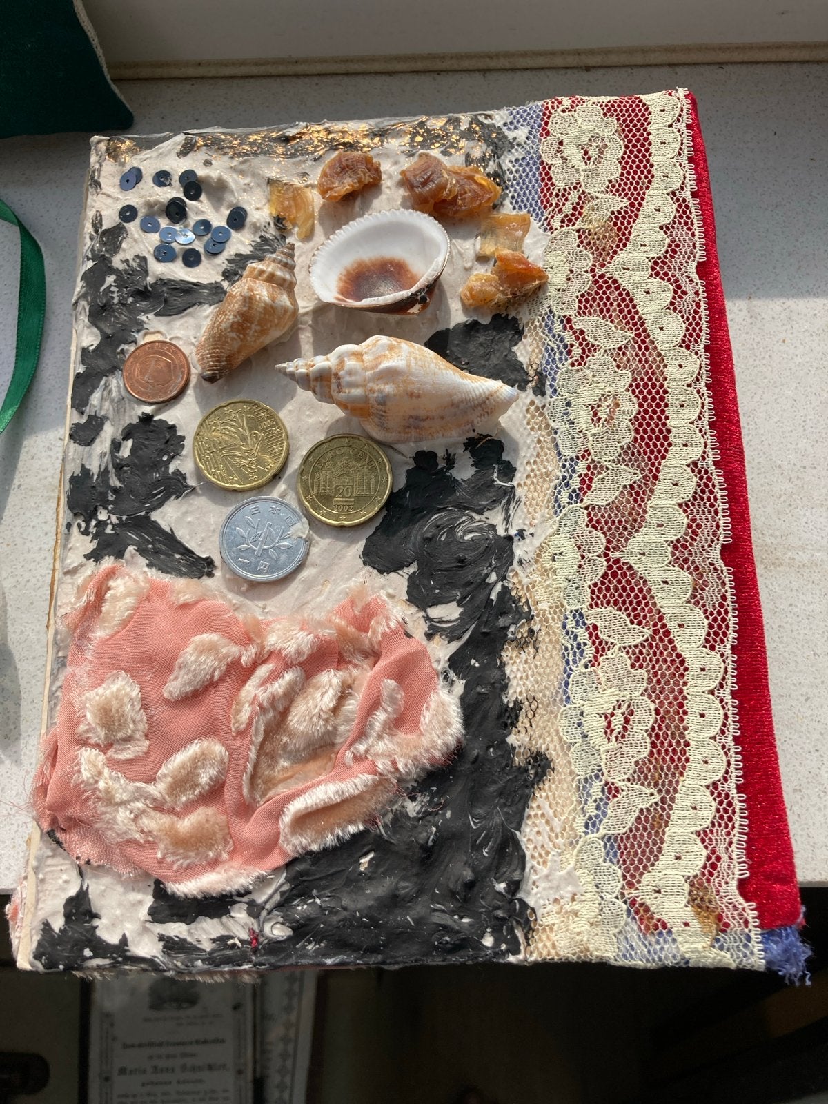 Uniek handgemaakt art journal/collageboek, Ophalen of Verzenden, Zo goed als nieuw