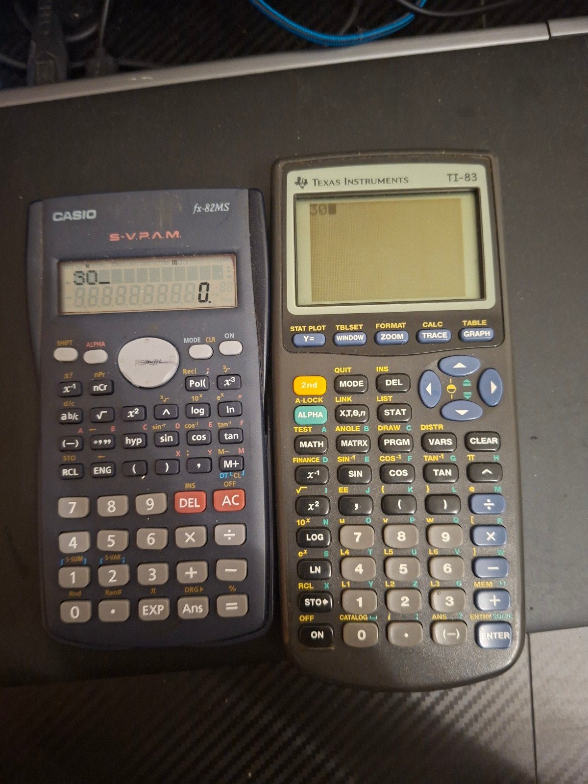 casio en texas instrument rekenmachine (calculator), Ophalen of Verzenden, Grafische rekenmachine, Nieuw