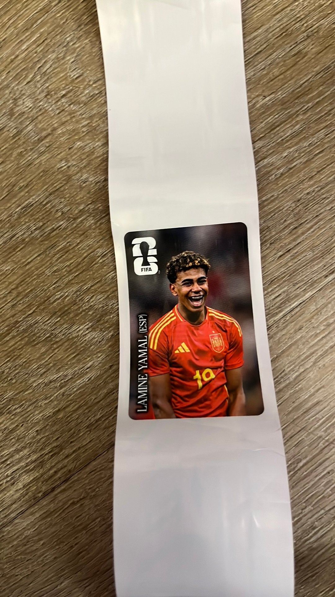 Lamine yamal wk cola sticker, Ophalen of Verzenden, Zo goed als nieuw