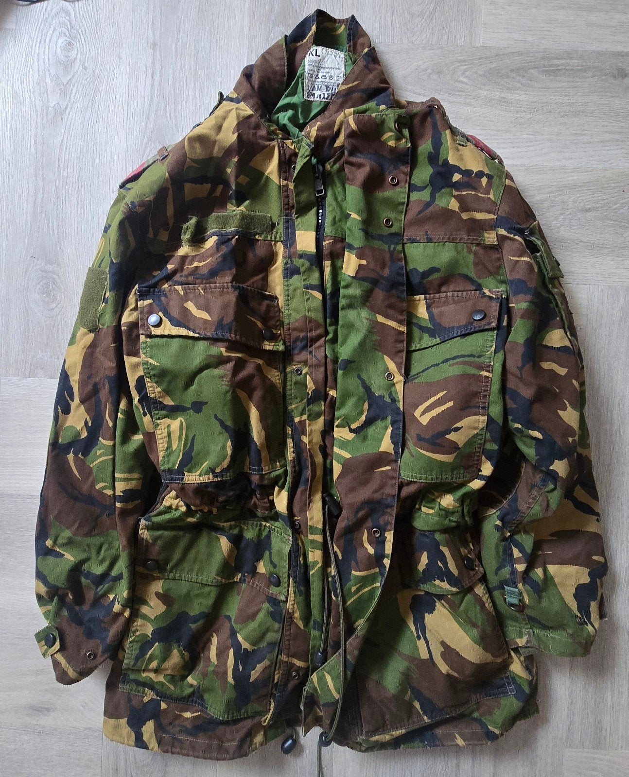 Camouflage Parka Woodland NL - Maat 6080/9095, Maat 52/54 (L), Onbekend, Meerkleurig, Ophalen of Verzenden