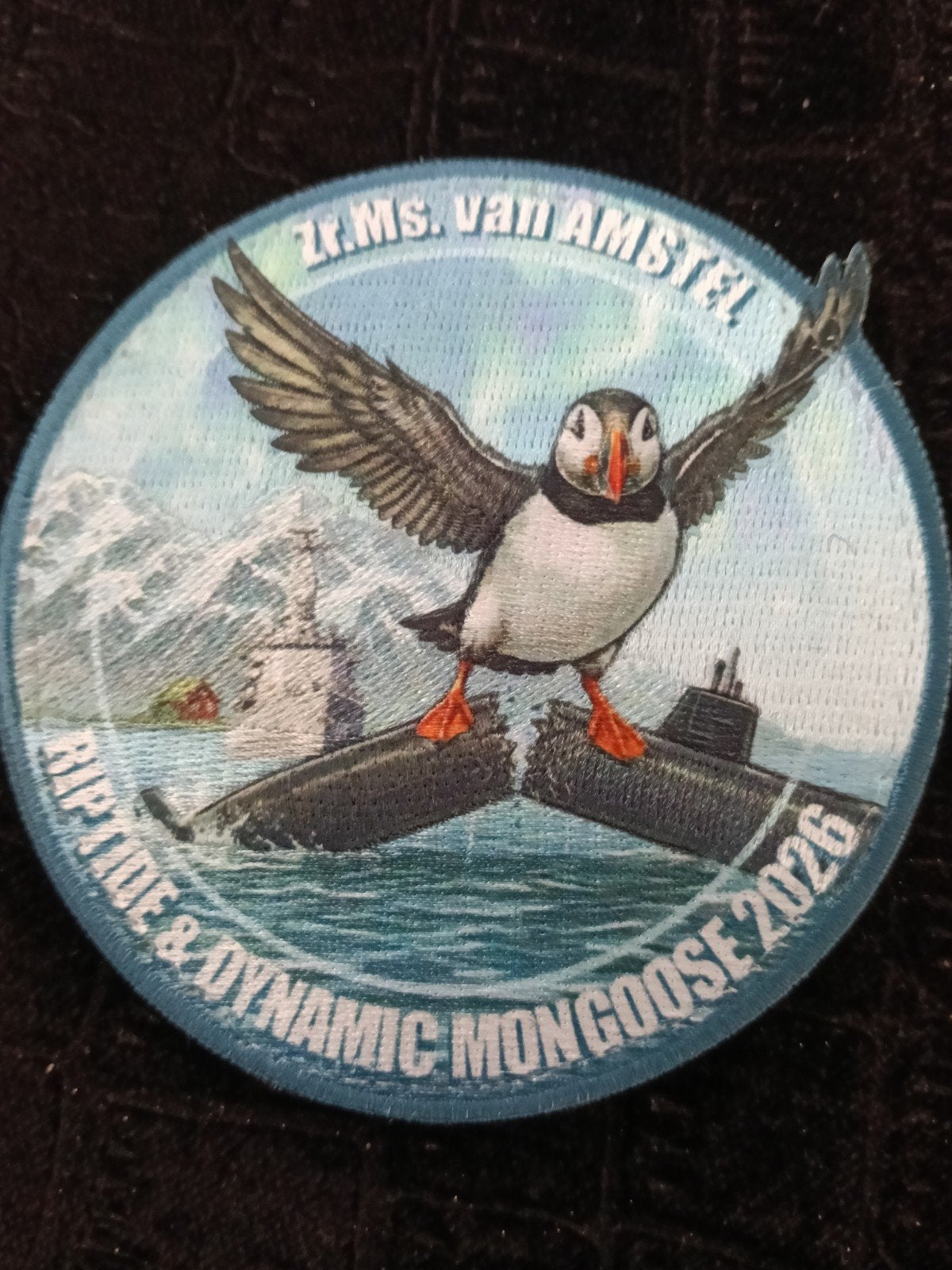 Zr.Ms. Van Amstel Riptide & Dynamic Mongoose 2026 Patch, Ophalen of Verzenden, Nieuw, Overige typen