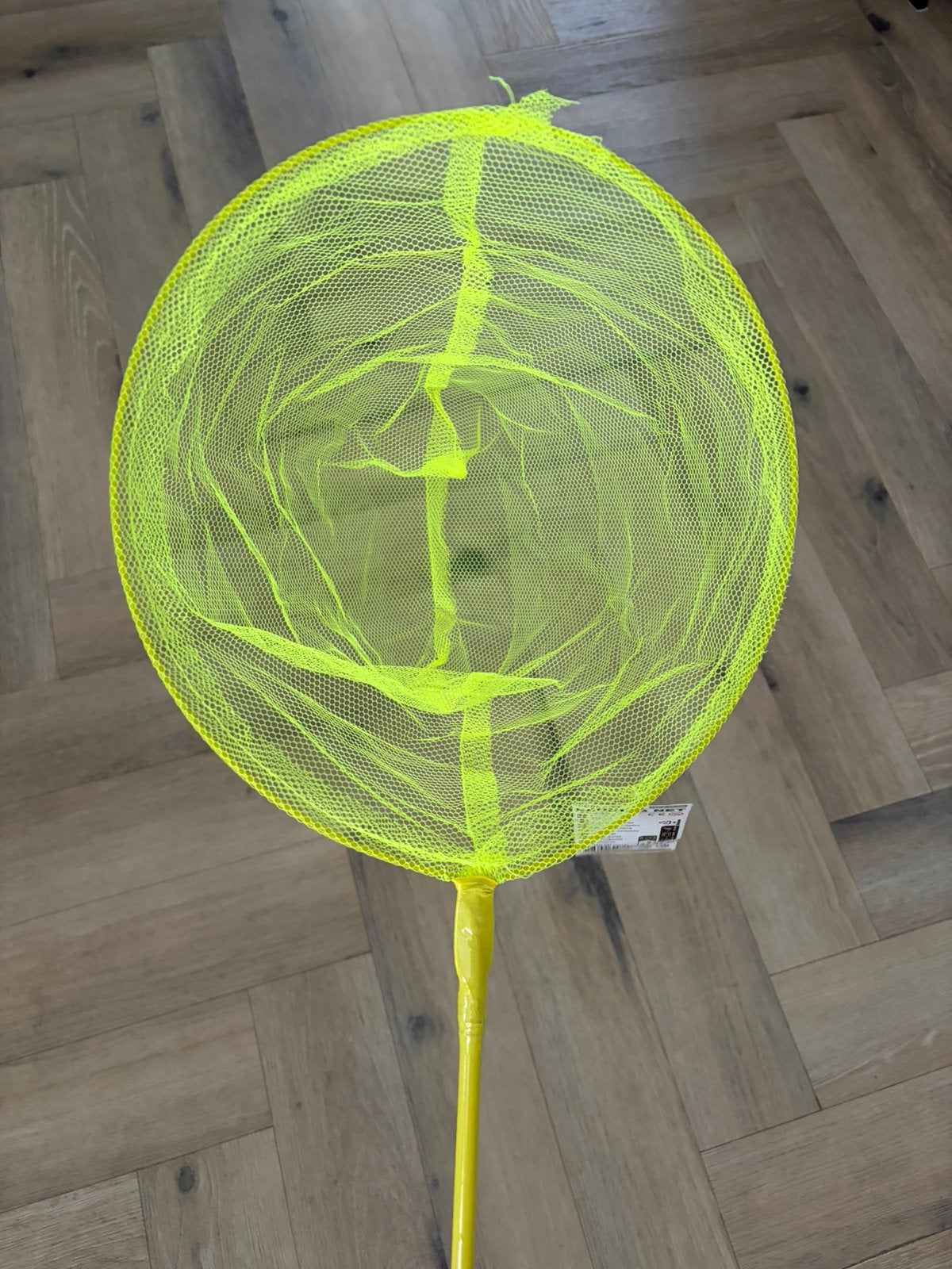 Geel bamboe schepnet nieuw  120 x 28  Benson outdoor, Ophalen, Nieuw