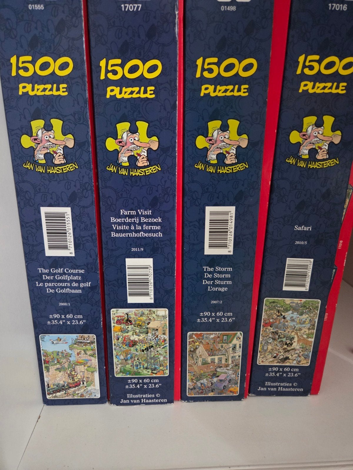 Jan van Haasteren koopjes!, Ophalen of Verzenden, 500 t/m 1500 stukjes, Zo goed als nieuw