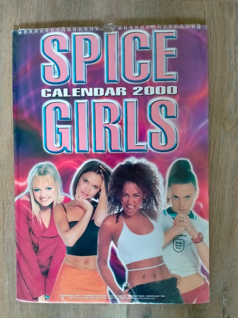 Spice Girls kalender 2000 vintage girlband groep Mel C, Verzamelen, Verzenden, Zo goed als nieuw, Overige typen
