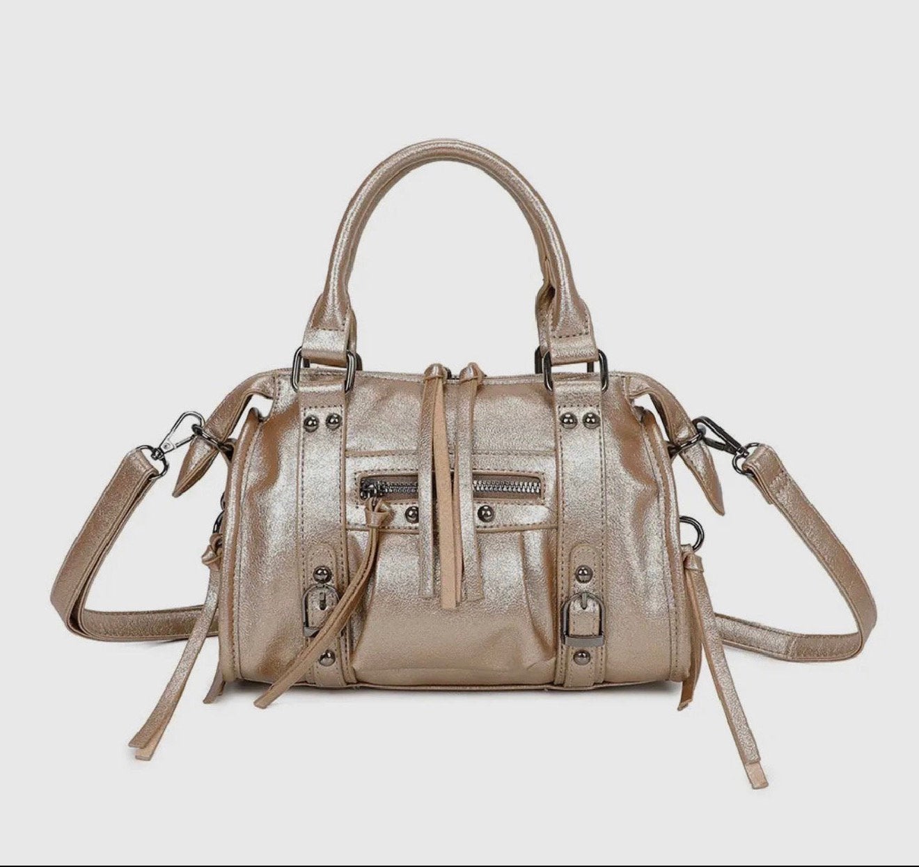Skyla tas champagne, Verzenden, Nieuw, Overige kleuren, Schoudertasje