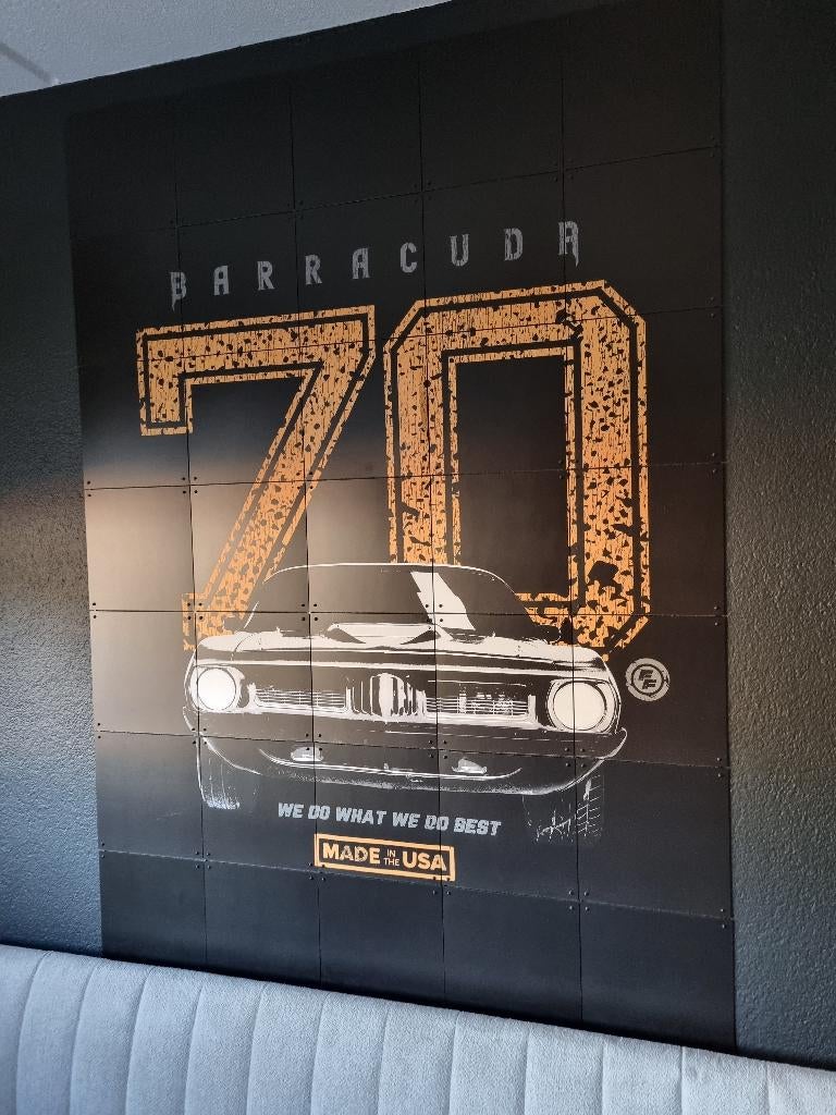 IXXI 1970 Plymouth Barracuda, Ophalen of Verzenden, Zo goed als nieuw, Decoratieobject
