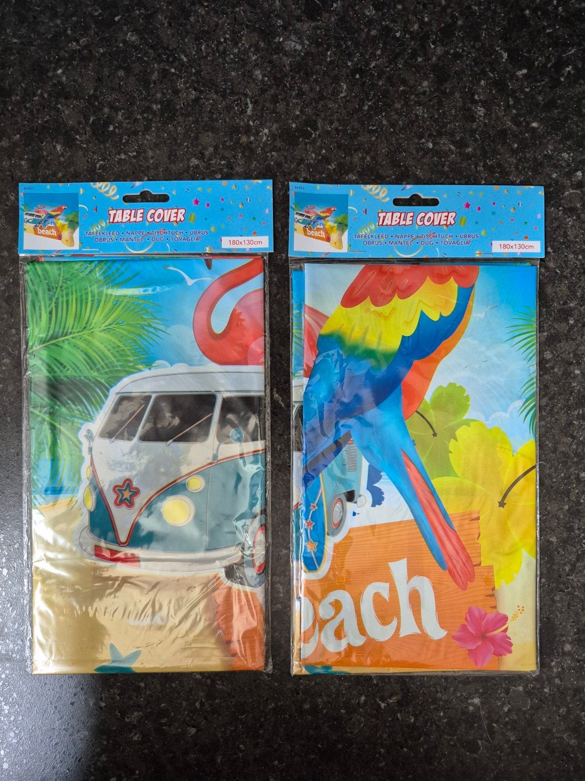 Weggooitafelkleed, tropisch, 2 stuks, nieuw, Ophalen, Nieuw