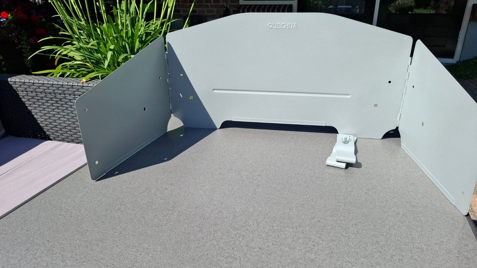 Kook windscherm Quechua /Decathlon - als nieuw, Caravans en Kamperen, Kampeeraccessoires, Ophalen, Zo goed als nieuw