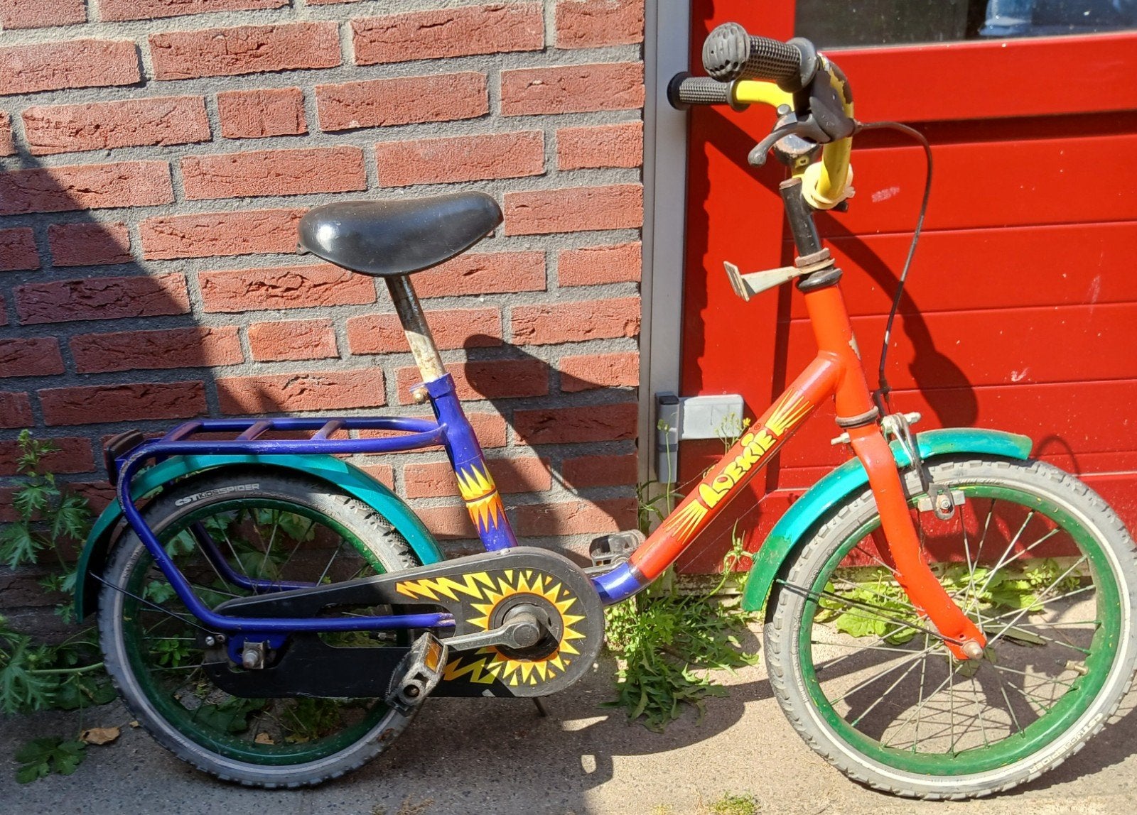 Loekie fiets 16 inch, Fietsen en Brommers, Ophalen, Loekie, Trommelrem, 16 tot 20 inch