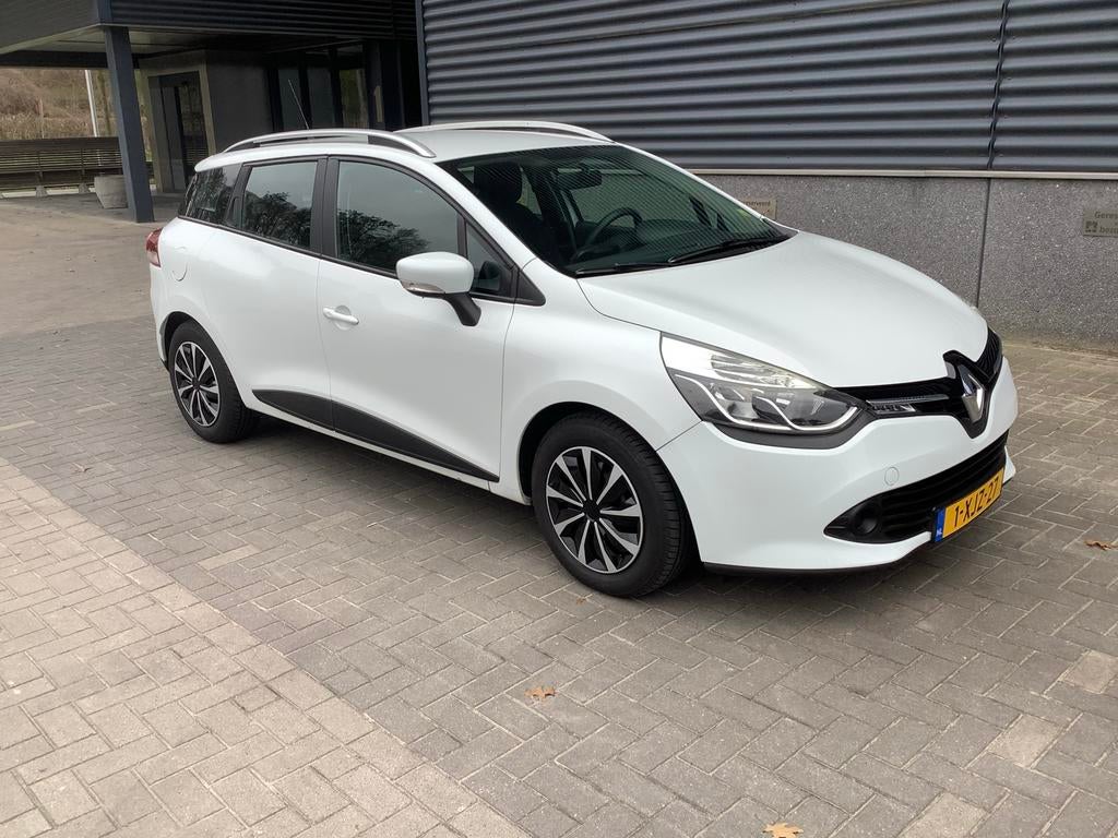 Renault Clio Energy TCe 90pk  dealer onderhouden, Voorwielaandrijving, Stof, Zwart, Wit