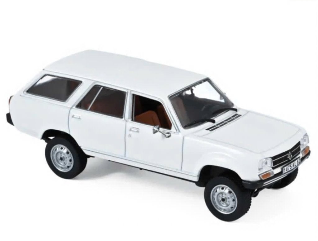 Peugeot 504 Break Dangel 1980 Wit 1/43 NOREV ref: 475443