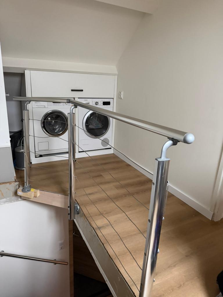 Trapleuningen balustrades RVS, Ophalen, Gebruikt, Overige metalen