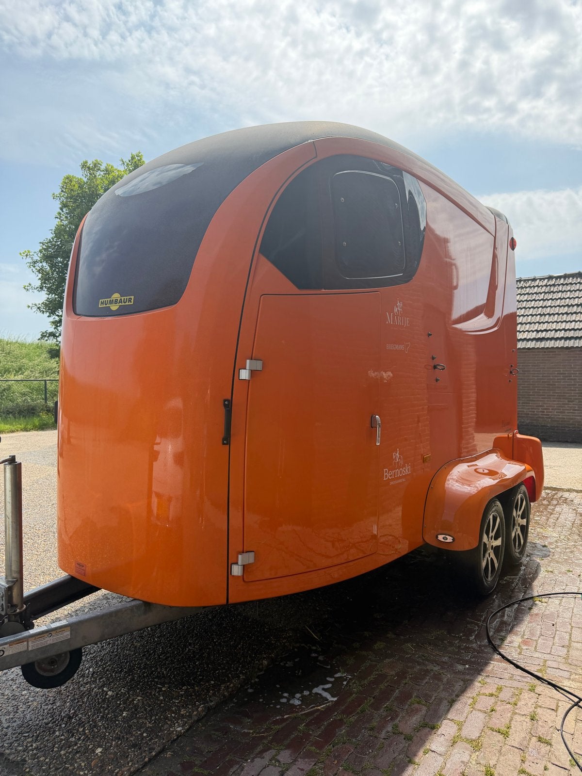 Humbaur Maximus 2 paards trailer, Dieren en Toebehoren, Ophalen, Gebruikt