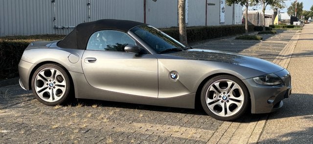 BMW Z4 2.5 I Roadster 2003 Grijs, Dealer onderhouden, Achterwielaandrijving, Beige, Cabriolet
