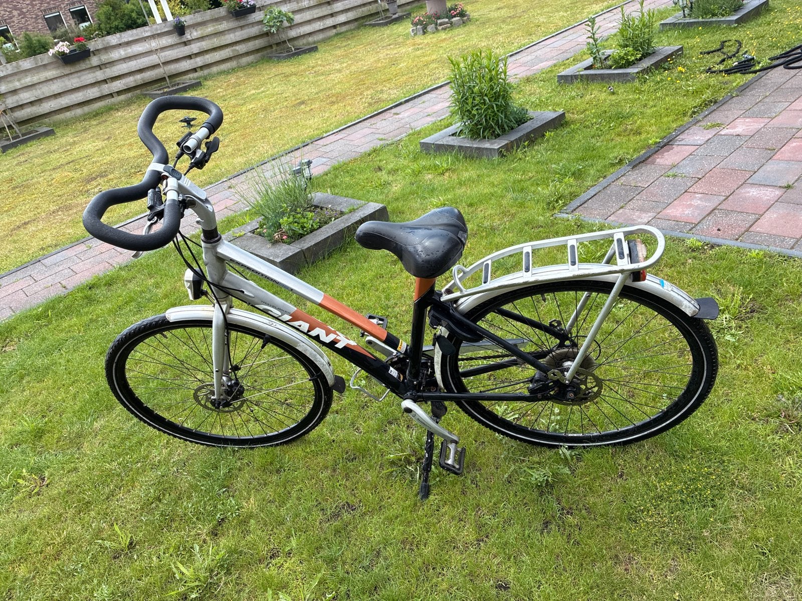 Giant Travelbikes fiets met schijfremmen, 28 inch, Gebruikt, Meer dan 20 versnellingen, Schijfrem