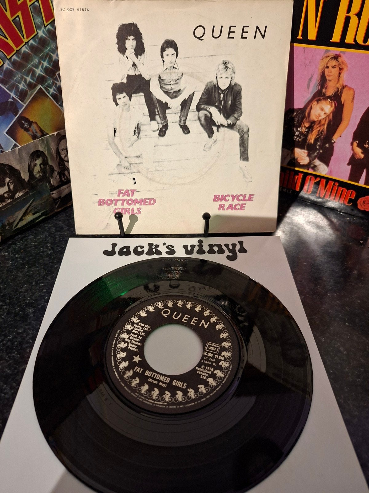 Queen - Fat Bottomed Girls / Bicycle Race 7 inch 1978, Gebruikt, 7 inch, Ophalen of Verzenden, 1970 - 1979