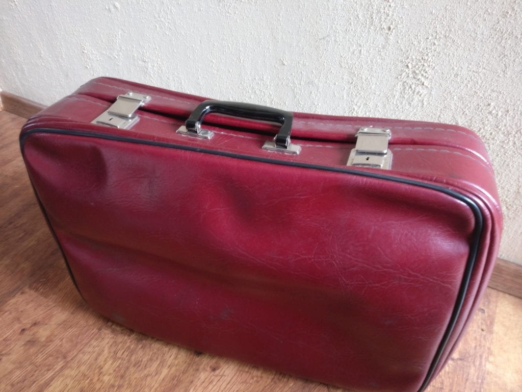 3 grote koffers vintage, Sieraden, Tassen en Uiterlijk, Koffers, Gebruikt, Minder dan 50 cm, Ophalen of Verzenden, 55 cm of meer