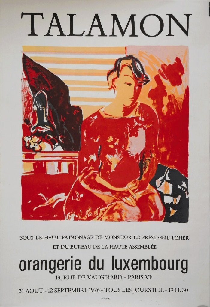Isabelle Talamon litho "Orangerie du Luxembourg", Belmont, Ophalen, 50 – 75, Minder dan 50 cm, Oorspronkelijke maker