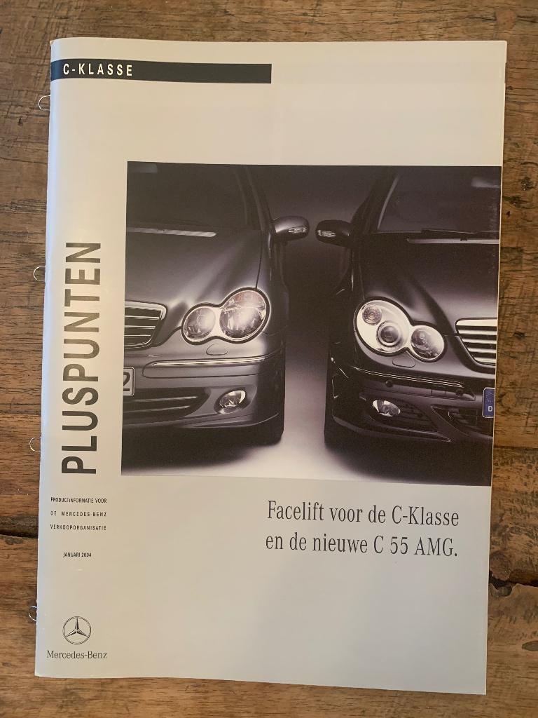 Product informatie brochure Mercedes-Benz C-klasse W203 2004, Boeken, Auto's | Folders en Tijdschriften, Nieuw, Mercedes, Ophalen of Verzenden