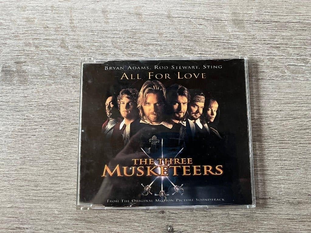 CD The Three Musketeers All for Love, Ophalen of Verzenden, Zo goed als nieuw, Pop