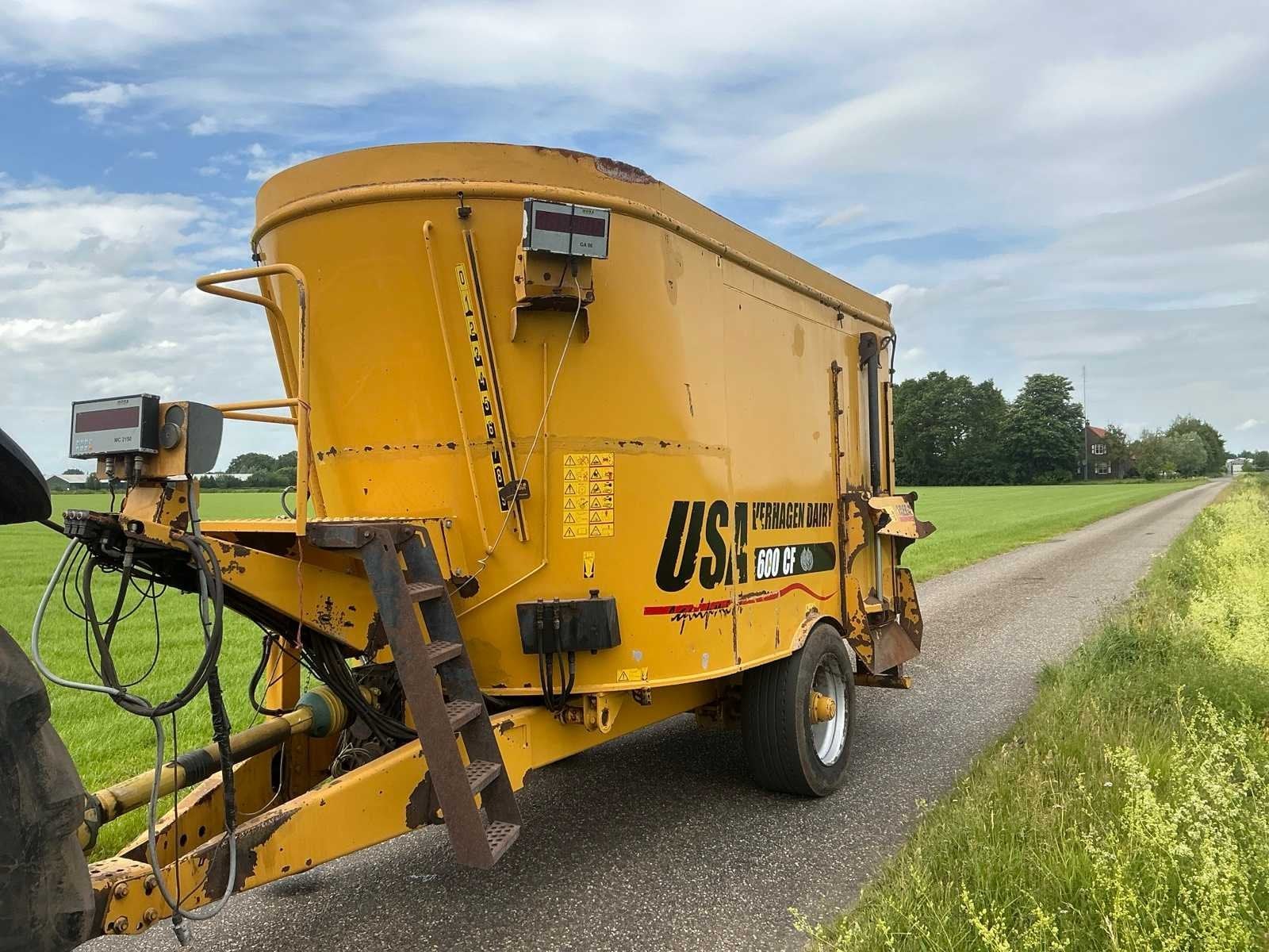 2005 USA Equipment USA 600CF Voermengwagen 17m3, Overige, Voertechniek