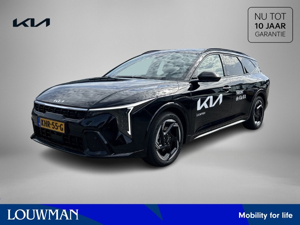 Kia K4 Sportswagon 1.0 T-GDi MHEV GT-Line Launch Edition Poe, Auto's, 12 maanden, Zwart, Origineel Nederlands, Kia Top Selectie