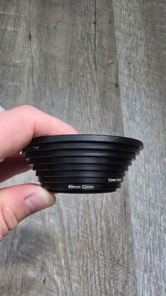 Step-up ringen set 49-82mm, Ophalen of Verzenden, 1980 tot heden, Overige typen