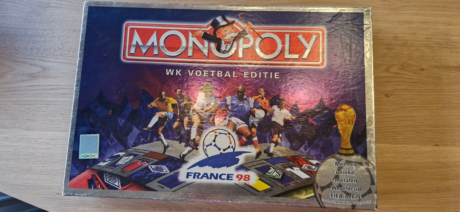 Monopoly WK Voetbal Editie France '98, Ophalen of Verzenden, Gebruikt, Parker Brothers