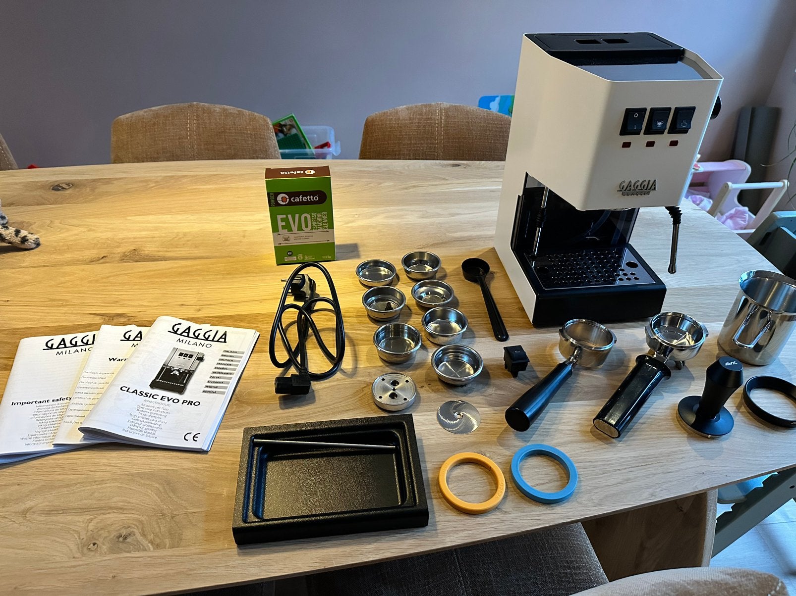 Gaggia Classic Pro zgan!, Espresso apparaat, Ophalen of Verzenden, Zo goed als nieuw, 4 tot 10 kopjes