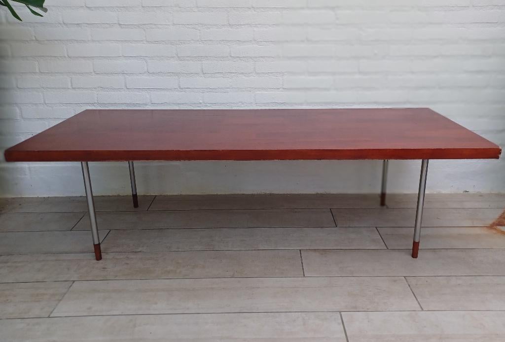 Vintage design Rudolf Glatzel voor Fristho  salontafel j.60, Ophalen, 100 tot 150 cm, 50 tot 100 cm, Minder dan 50 cm